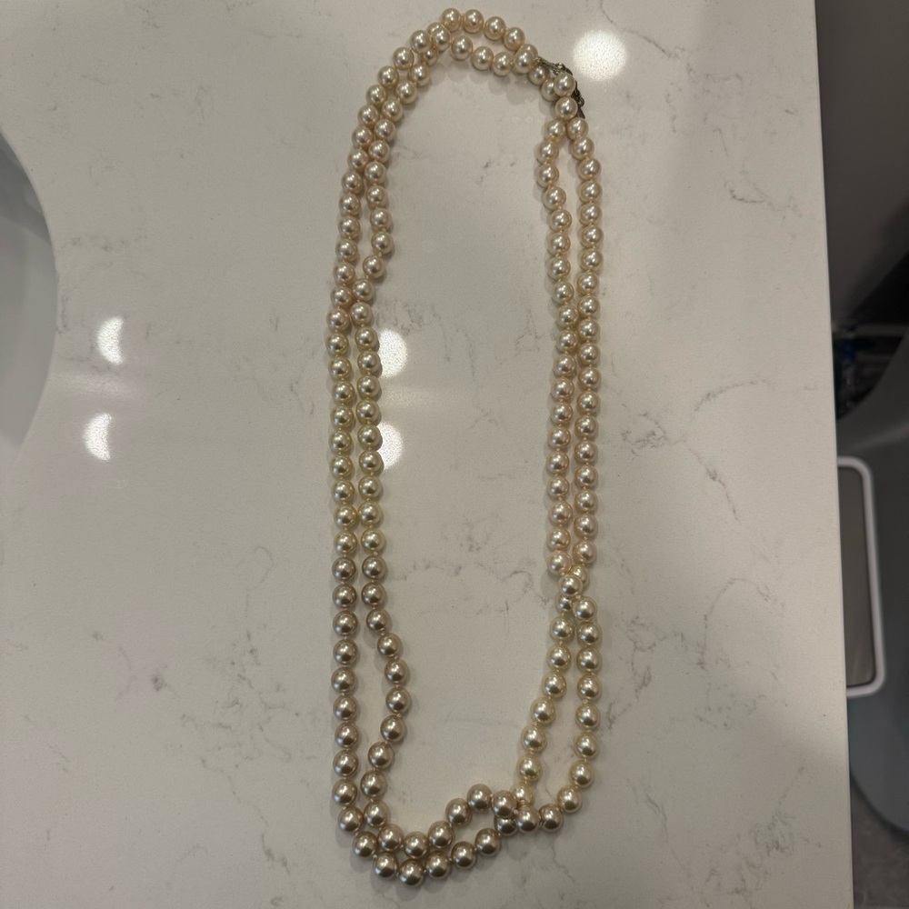 Layered Pearl Necklace